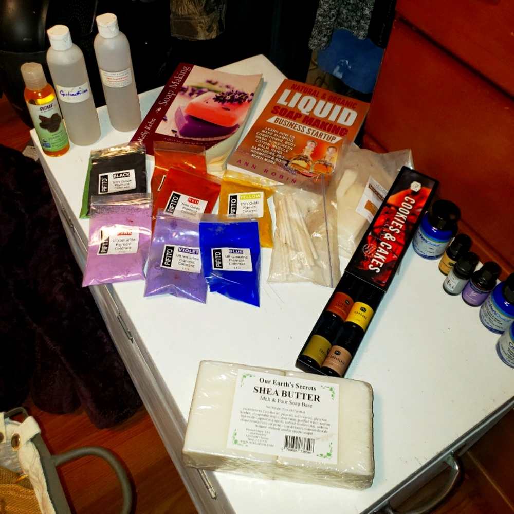 Huge soap business starter kit.